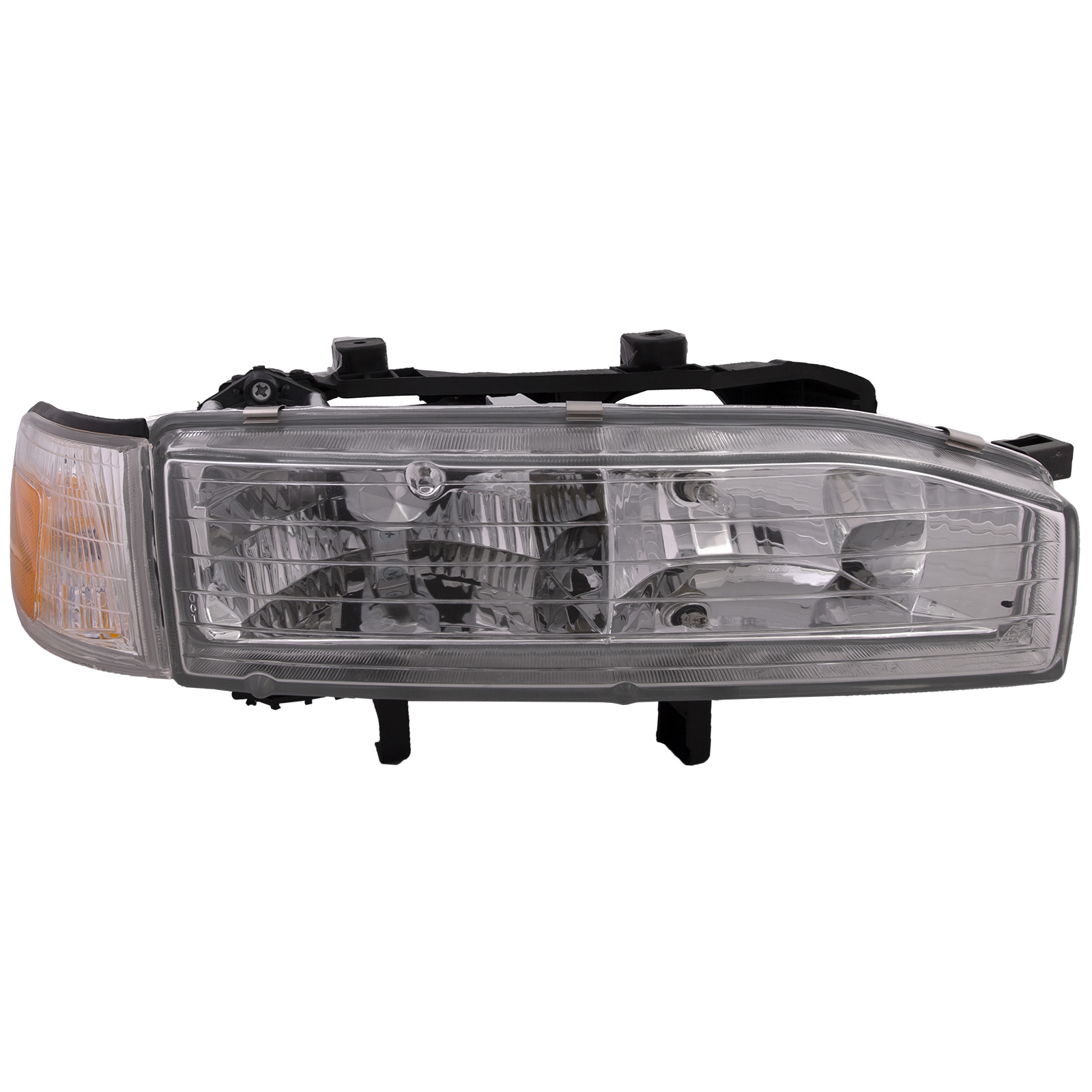 Headlight Compatible With Honda Accord 1990-1991 Includes Right Passenger Side Halogen Headlamp
