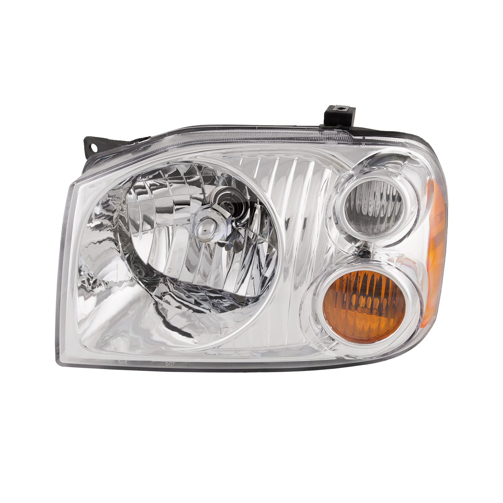 2001-2004 Nissan Frontier Headlight Fits 2001-2004 Nissan Frontier Base XE Models Halogen Includes Left Driver Side Headlamp