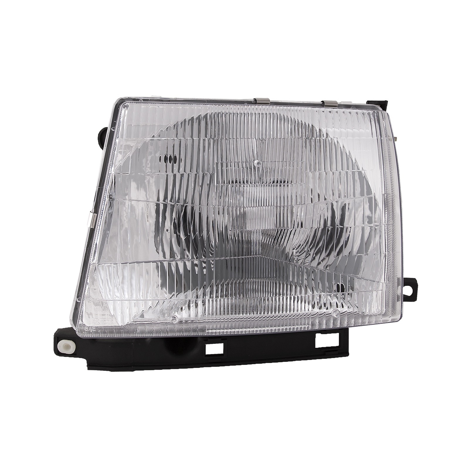 1997-2000 Toyota Tacoma 2WD Driver Left Side Headlight Halogen Chrome Replacement Assembly