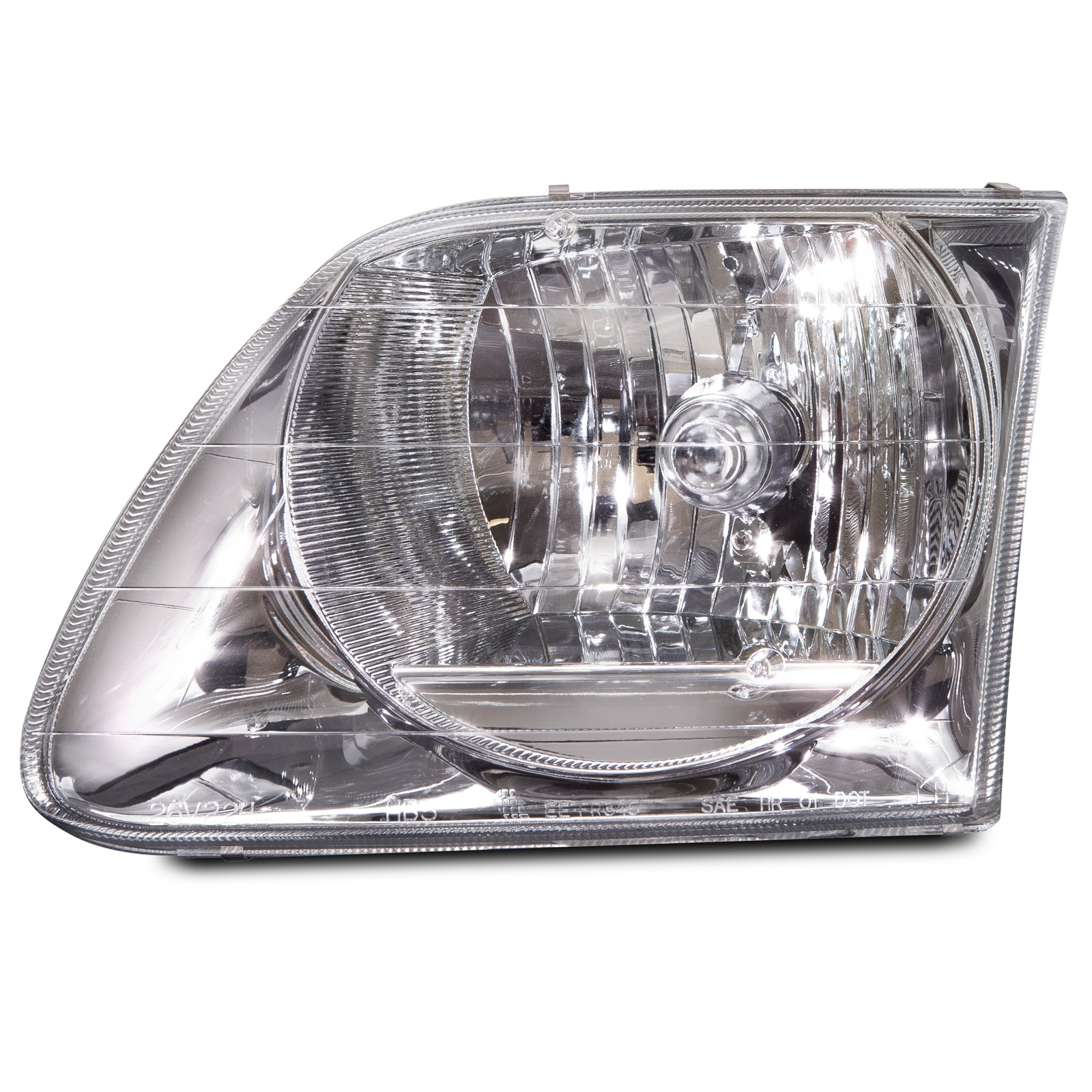 1997-2003 Ford F-150 Halogen Headlight Lightning-Style Driver Left Fits 1997-2003 Ford F-150/1997-2002 Expedition