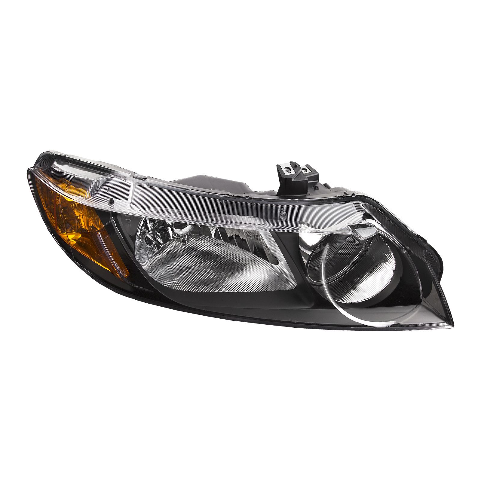 2006-2008 Honda Civic Headlights Halogen 4Dr Sedan Right Passenger Fits 2006-2008 Honda Civic