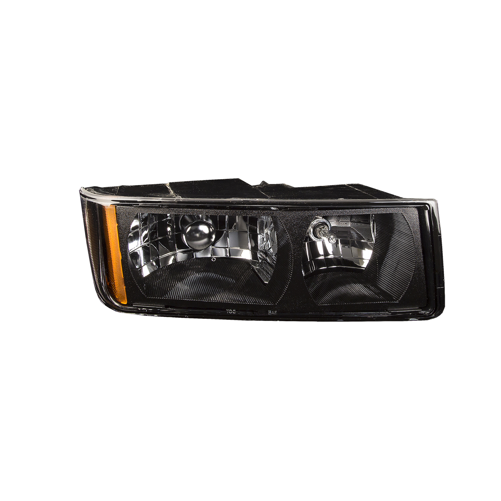 2002-2006 Chevrolet Avalanche Headlight Halogen Right Passenger Assembly Fits 2002-2006 Chevy Avalanche w/Lower Side Body Cladding