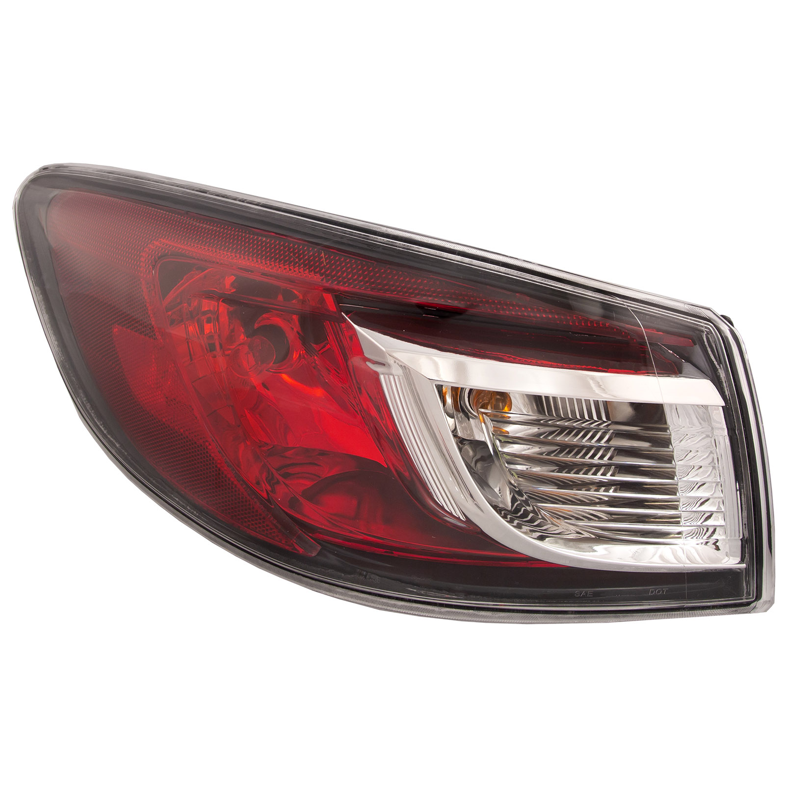 Tail Light Fits Mazda 3 2010-2013 4 Door Sedan Left Driver Side Tail Light