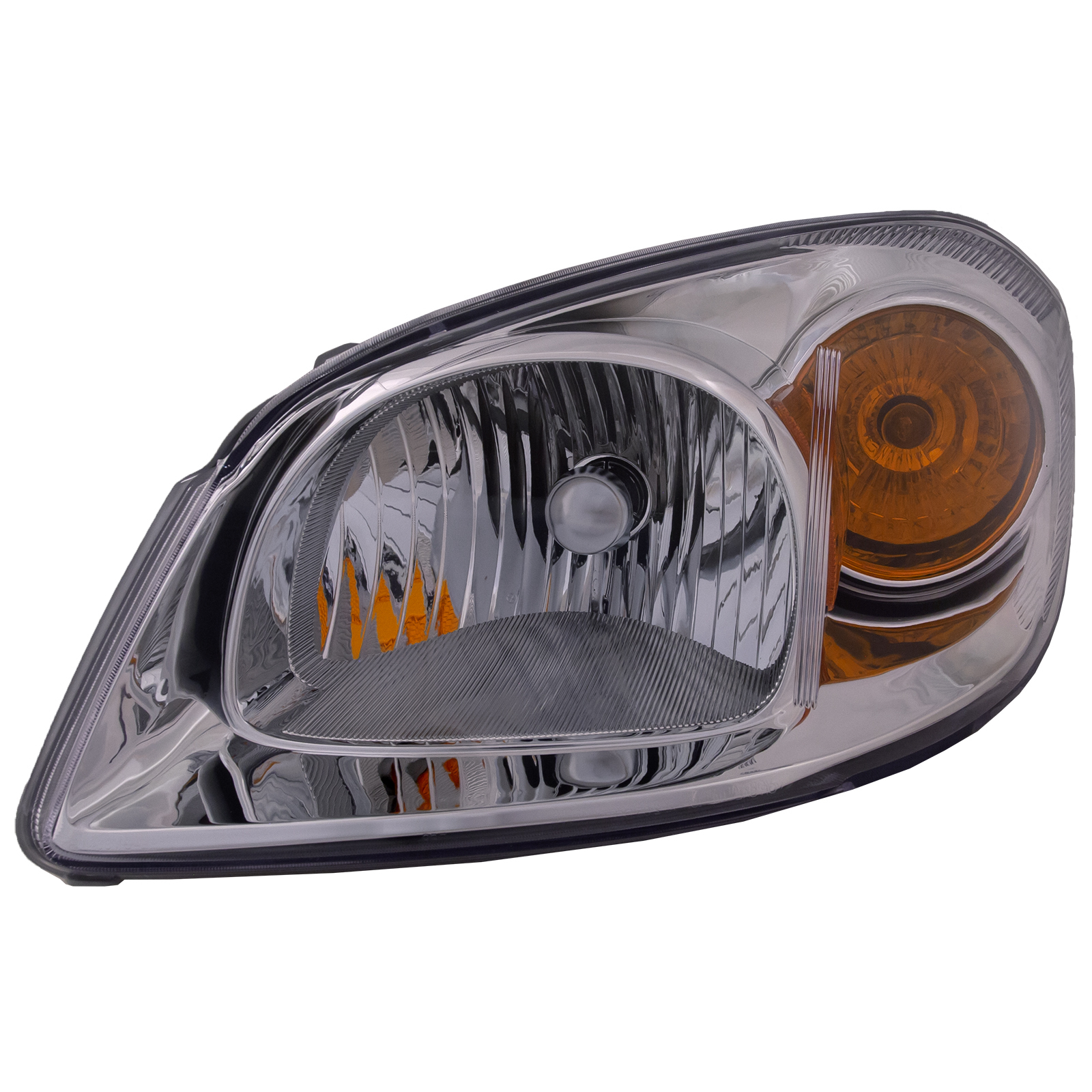 Headlight Fits Chevrolet Cobalt 2005-2010 Includes Left Driver Side Chrome Housing Halogen Headlamp Sedan Coupe