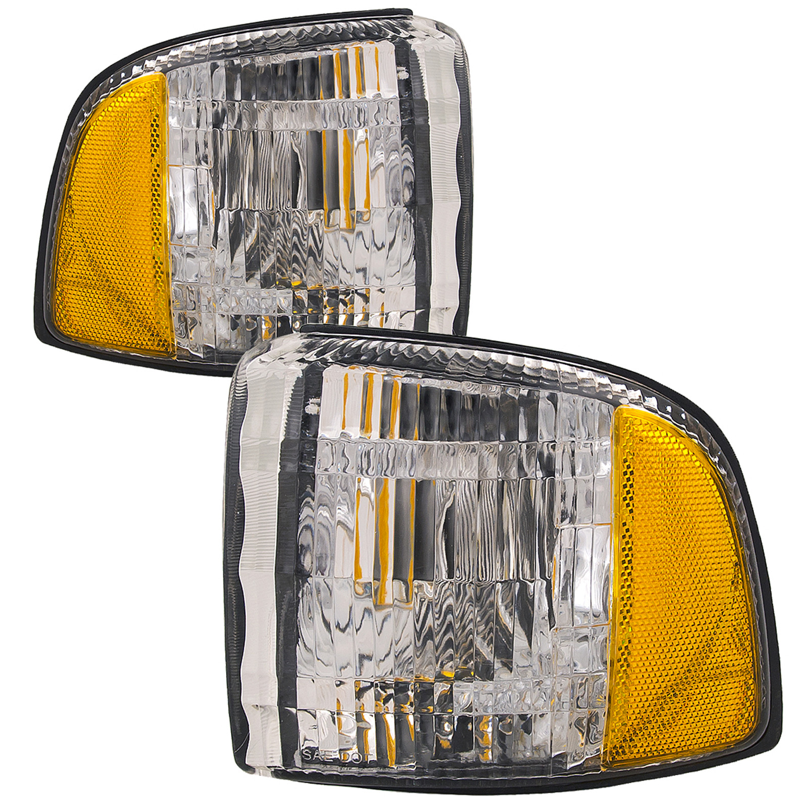 1994-2002 Dodge Ram Corner Light Pair Left Driver Right Passenger Pair Assembly Fits 1994-2002 Dodge Ram Truck (Does Not Fit Van)