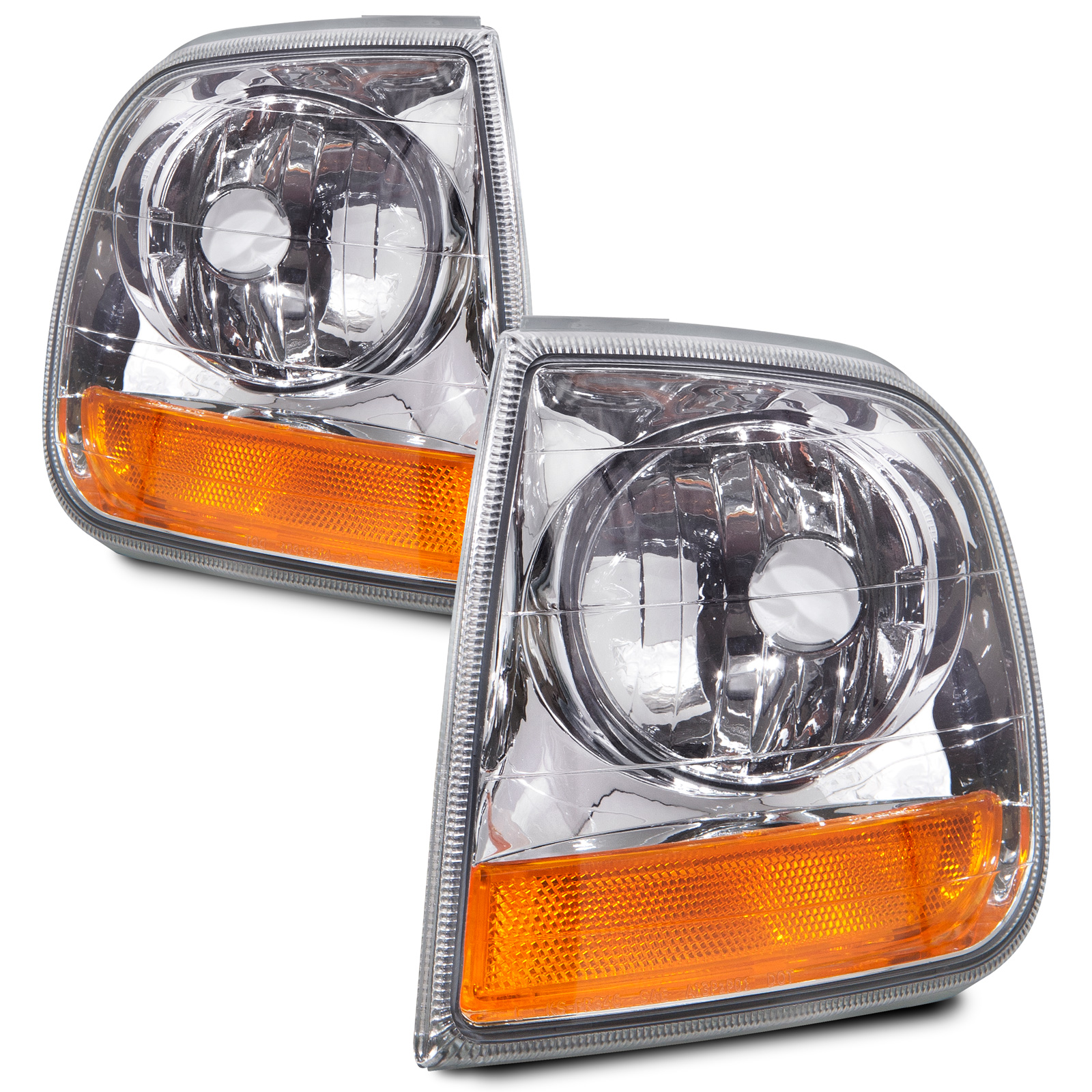 Signal Light Fits Ford F-150 01-03 Includes Left Driver and Right Passenger Side Signal Light