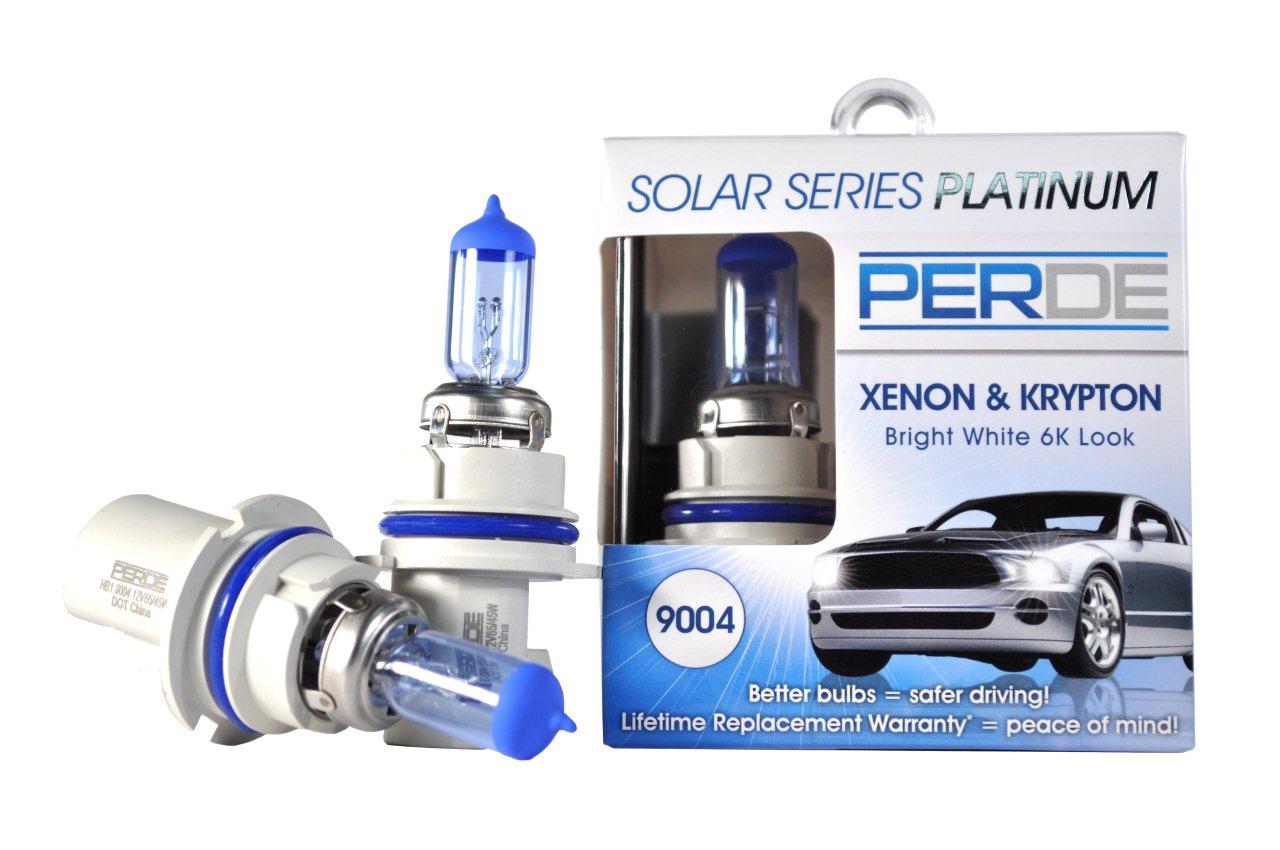 PERDE Solar Series Platinum 9004 Xenon-Enhanced Halogen Bulbs (Set; Pair)