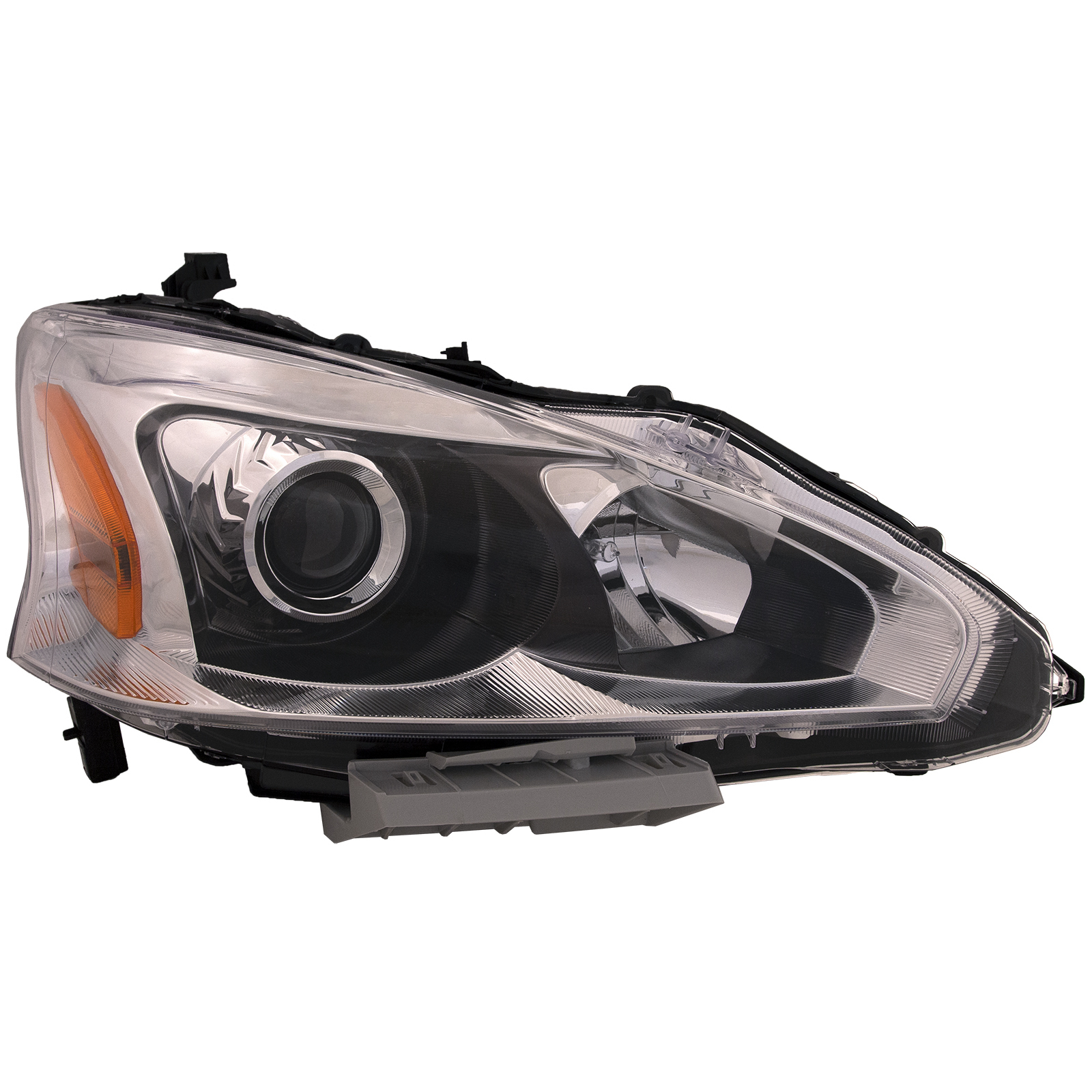 2013-2015 Nissan Altima Headlight, Right — Assembly, Halogen, Composite (CAPA)