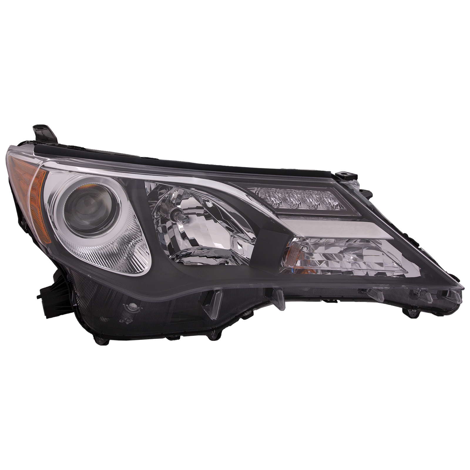 2013-2015 Toyota RAV4 Headlight, Right — Assembly, North America Built, Composite (CAPA)
