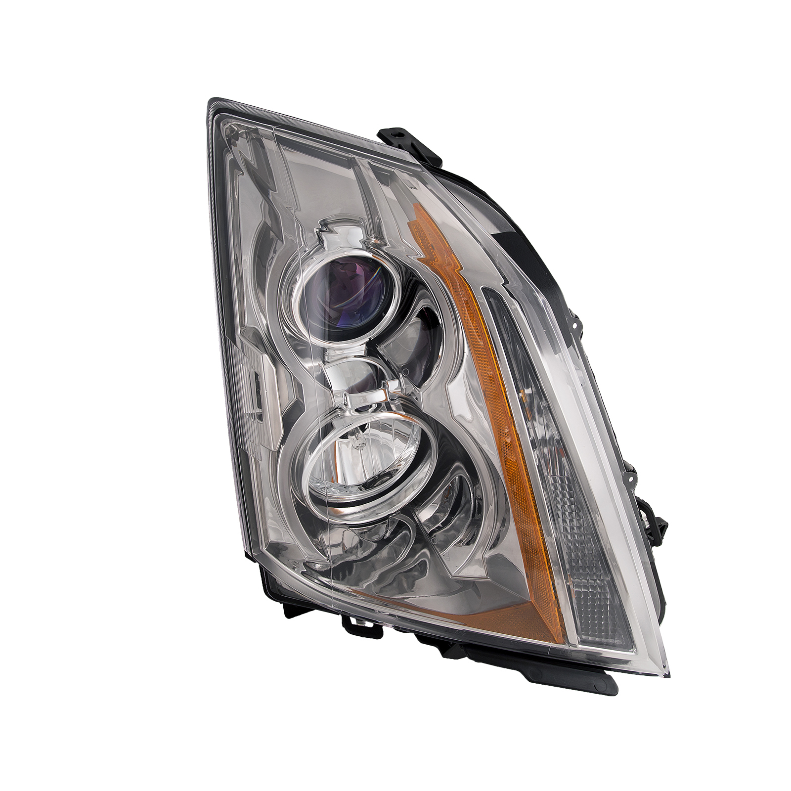 Headlight Fits Cadillac Cts 08-15 Right Passenger Side Capa Certified Halogen Headlight Clear Lens