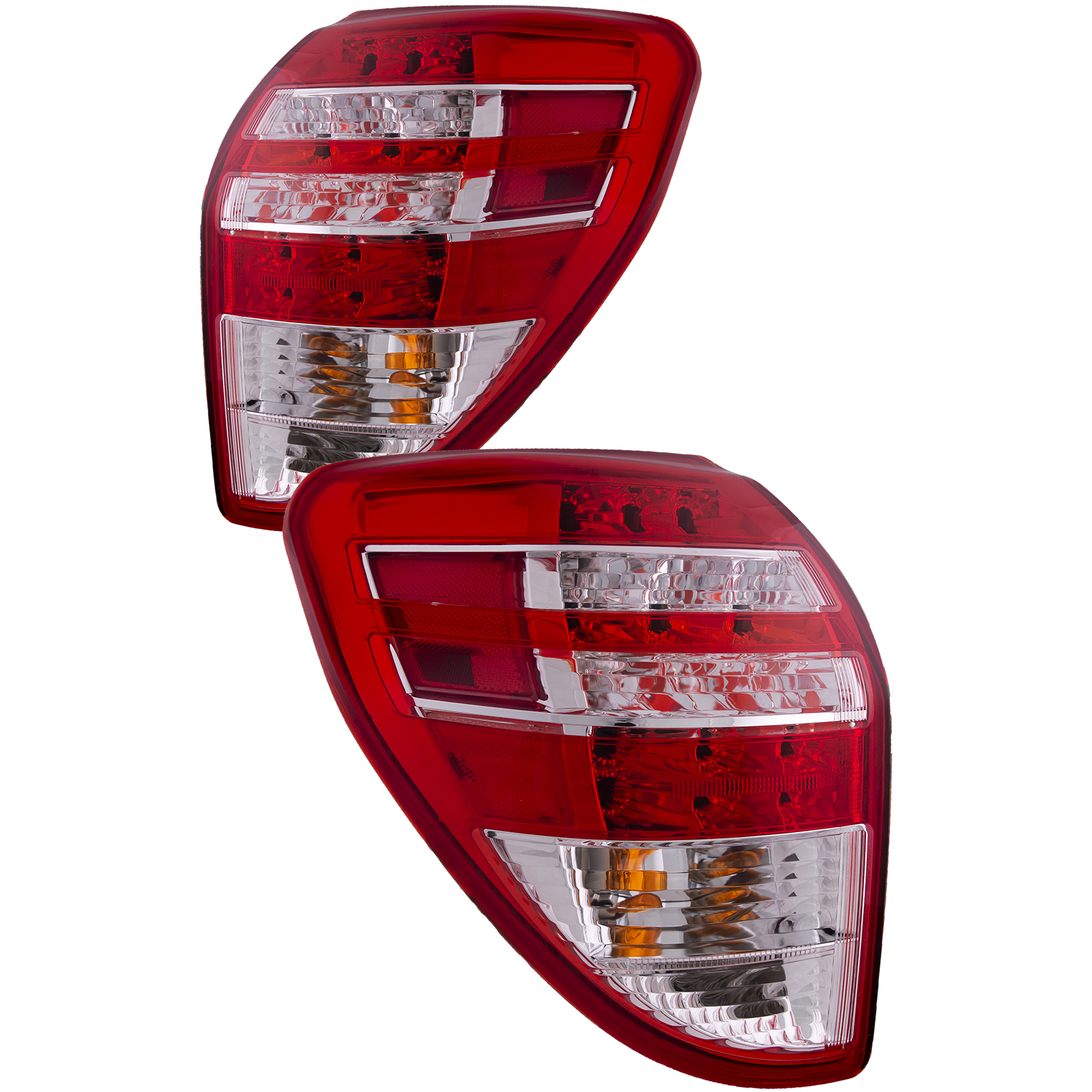 2009-2012 Toyota RAV4 Tail Lights Set Left Driver Right Passenger USA and Japan Built Fits 2009-2012 Toyota RAV4