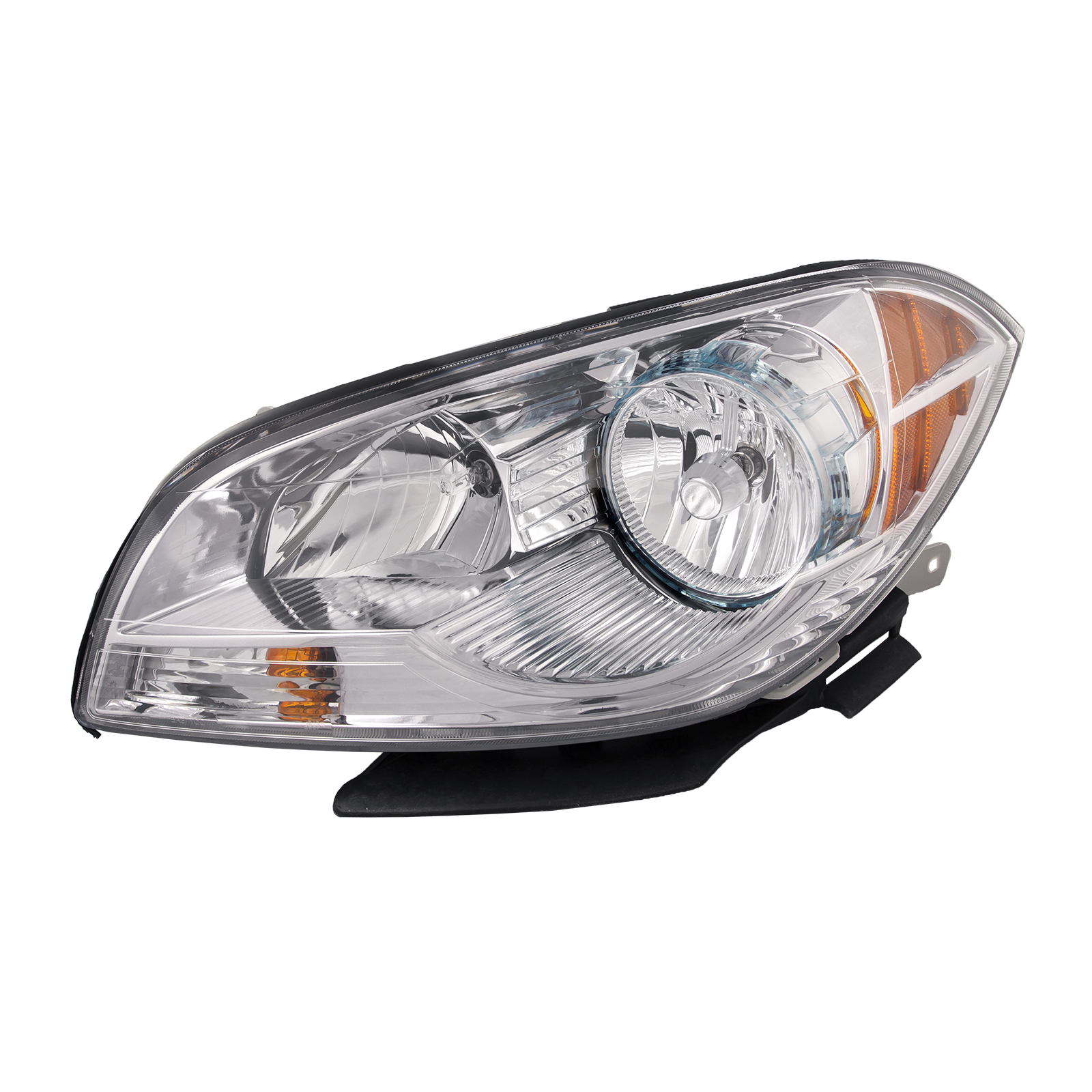 2008-2012 Chevrolet Malibu Headlight Fits 2008-2012 Chevrolet Malibu 08-10 Hybrid Halogen Chrome Left Driver Side Assembly