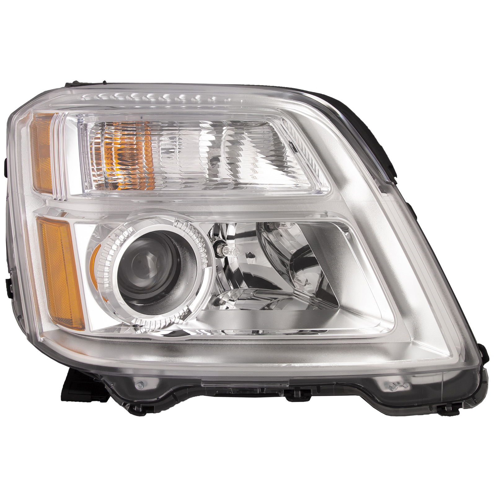 2010-2015 GMC Terrain Headlight Halogen Chrome Right Passenger Assembly Fits 2010-2015 GMC Terrain