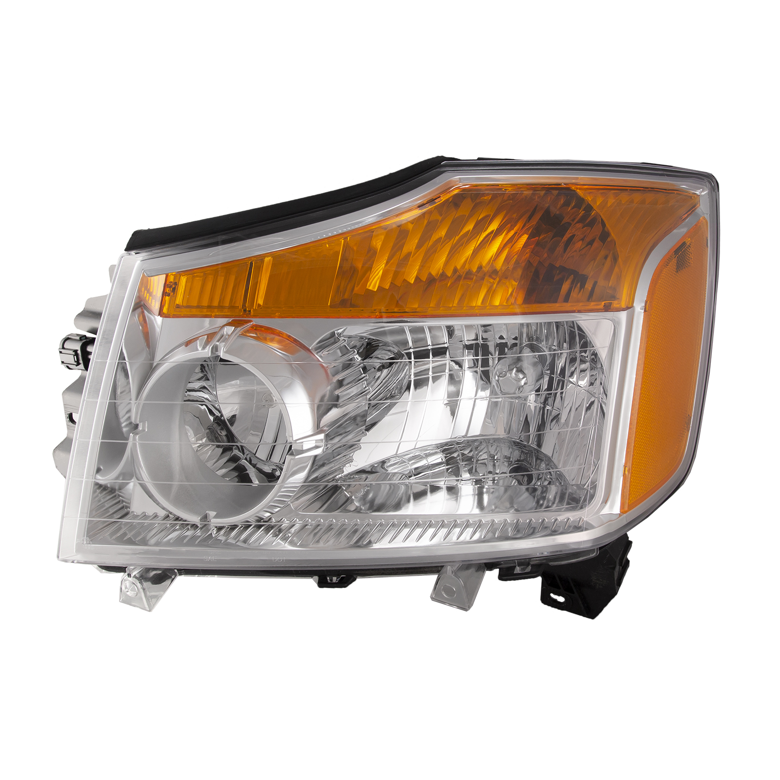 2008-2015 Nissan Titan Halogen Headlight Driver Left Headlamp Assembly