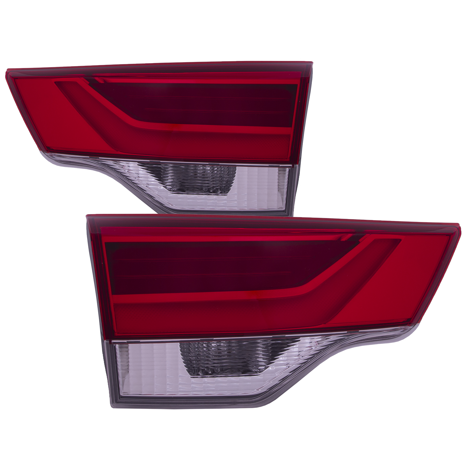 2017-2019 Toyota Highlander Inner Tail Lights Set Clear Lens Left Driver Right Passenger Fits 2017-2019 Toyota Highlander