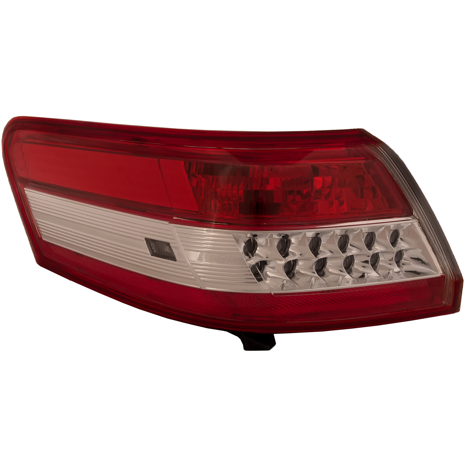 2010-2011 Toyota Camry Tail Light, Left — Assembly, On Body, USA Built, Outer (CAPA)