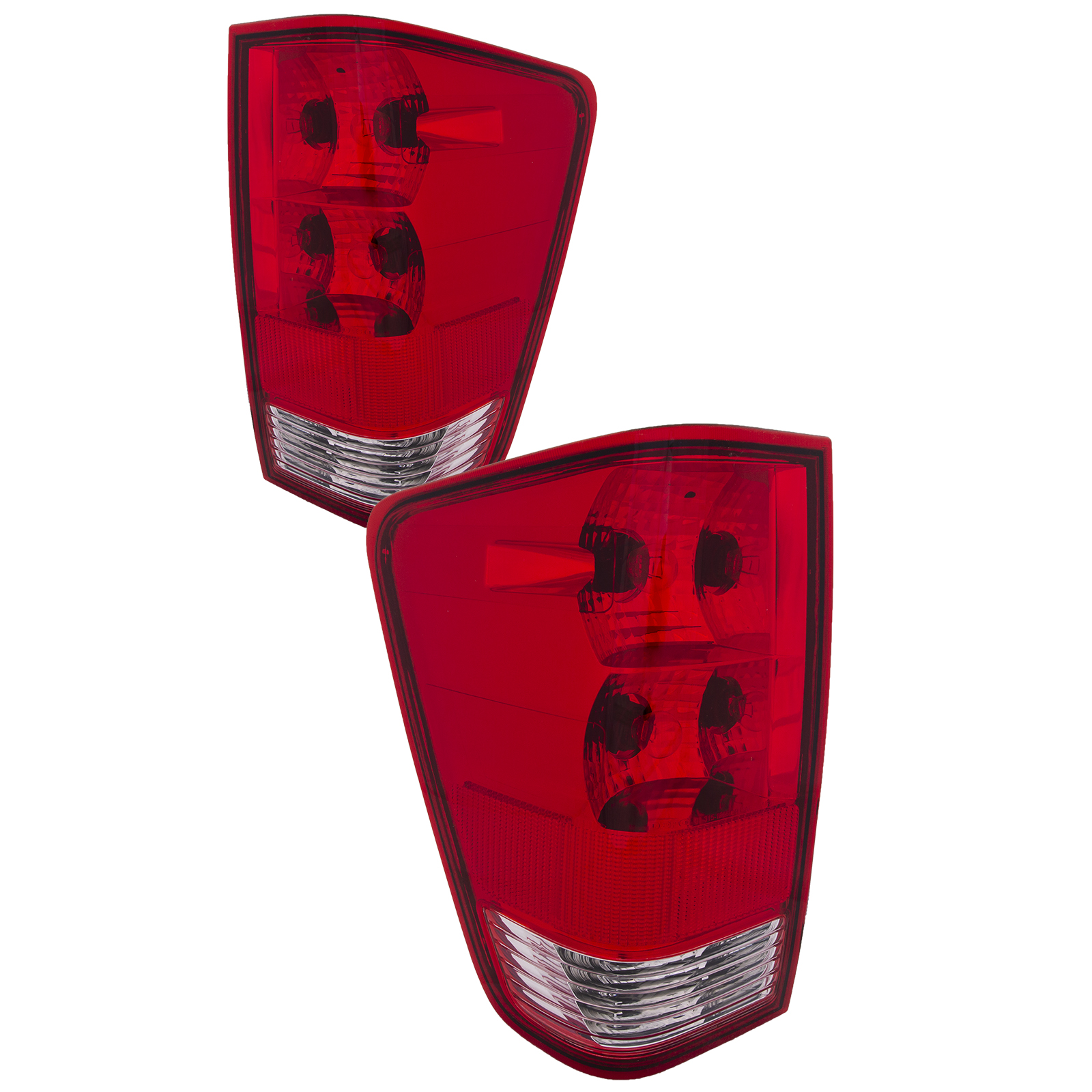 2004-2015 Nissan Titan Tail Lights With Utility Compartment CAPA Certified Pair Fits 2004-2015 Nissan Titan