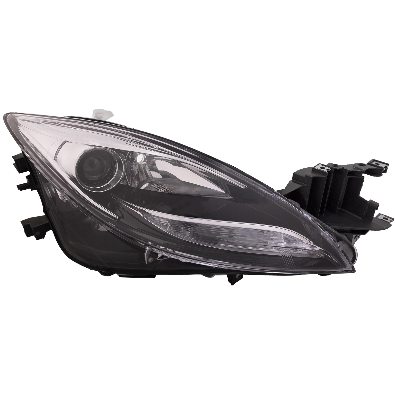 2011-2013 Mazda Mazda6 Headlight, Right — Unit, Halogen (CAPA)