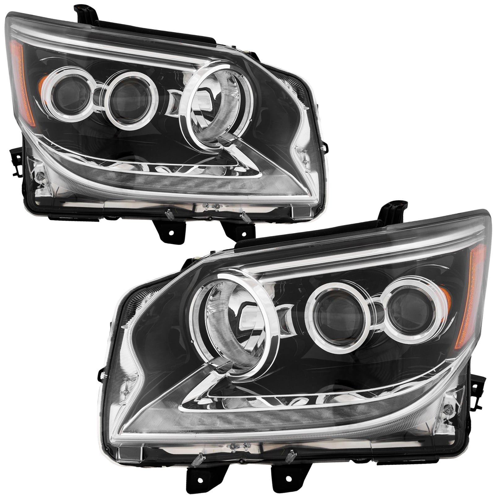 2014-2019 Lexus GX Headlights Fits 2014-2019 Lexus G-X460 Bi-LED CAPA Certified Left Driver Right Passenger Side Headlamps Assembly