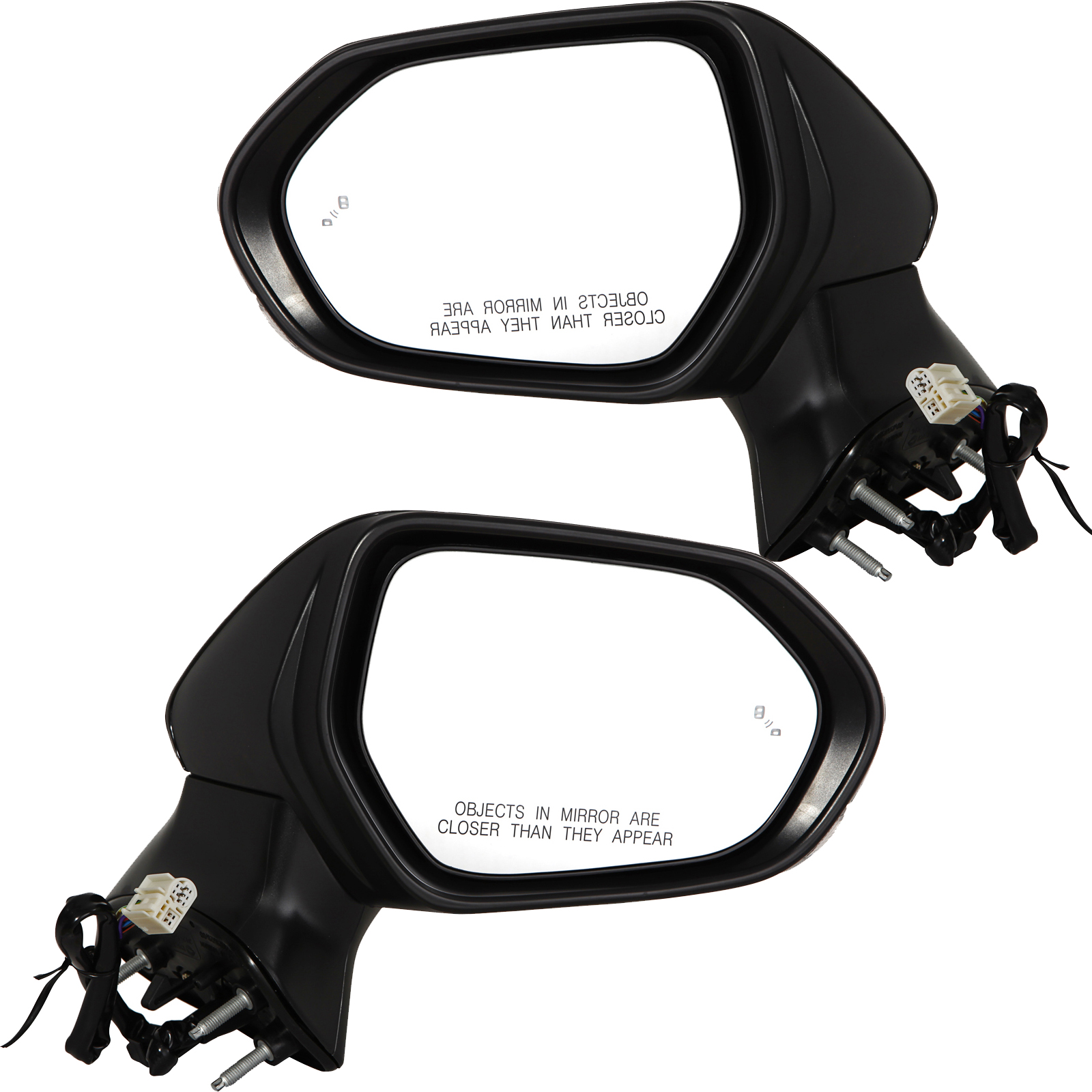 Mirror Set Fits Toyota Camry 18-24 Pair Heated Glass Paint To Match Left Driver and Right Passenger Mirrors