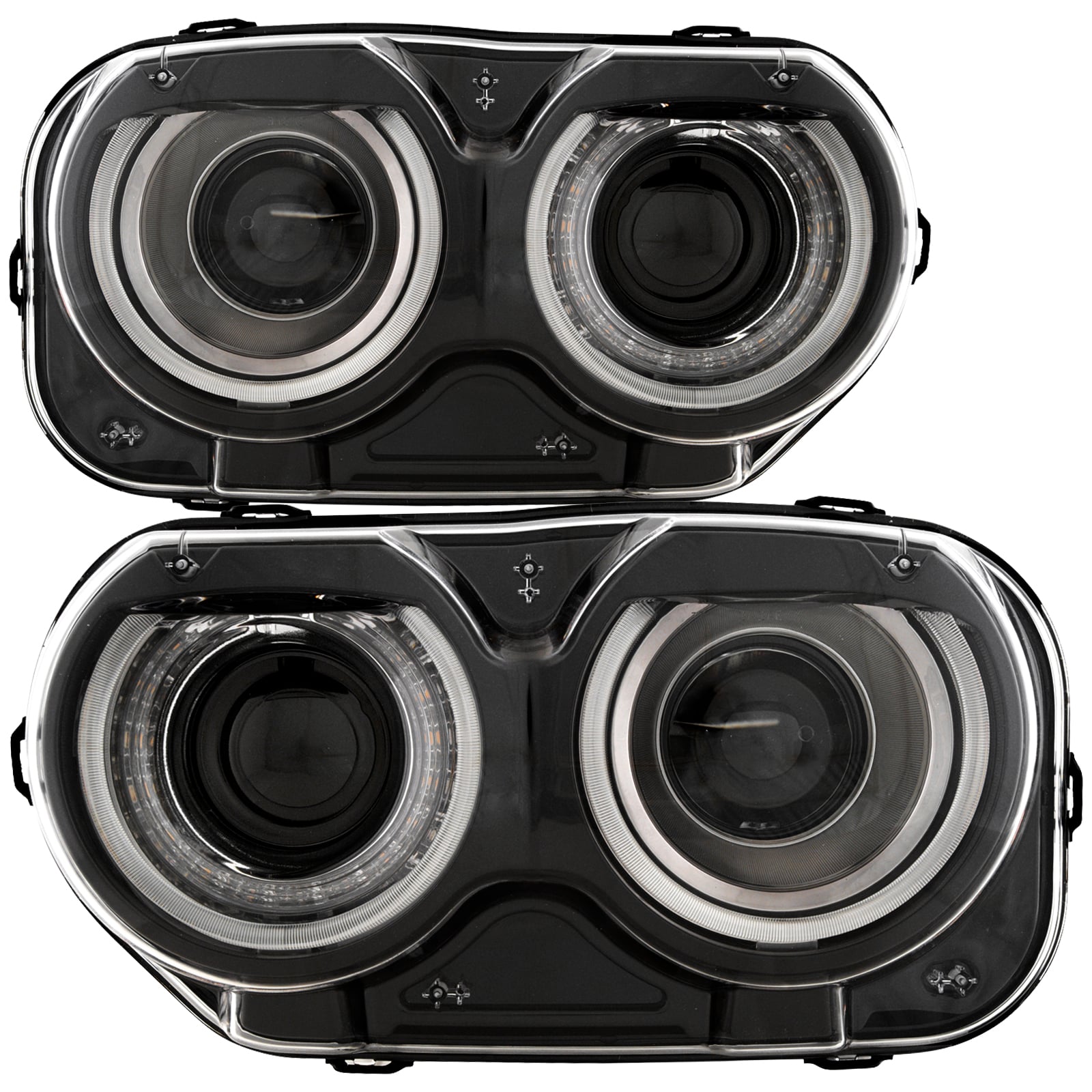 2015-2023 Dodge Challenger Headlights Set HID Left Driver Right Passenger Pair Fits 2015-2023 Dodge Challenger