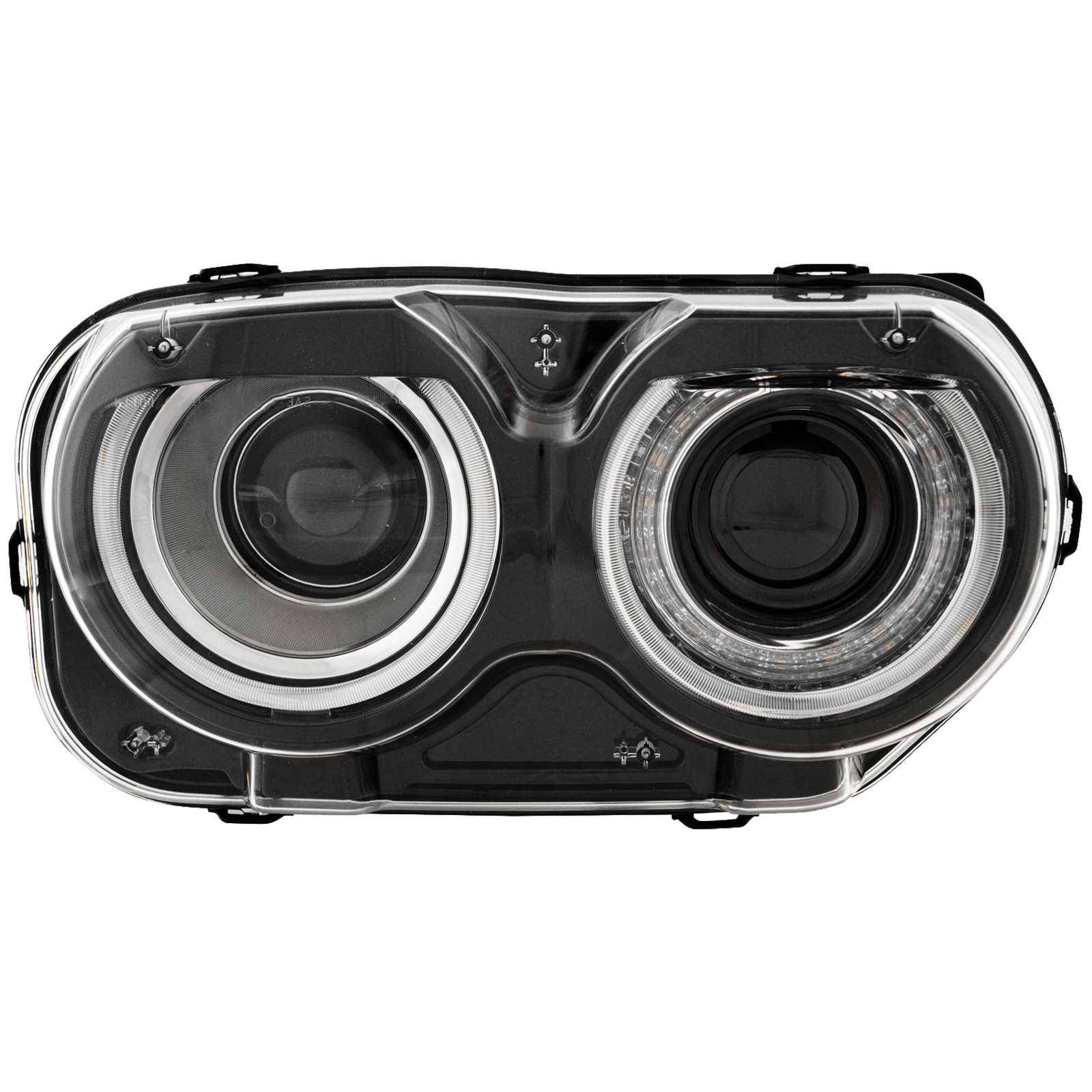 2015-2023 Dodge Challenger Headlight, Right — Assembly, Halogen, w/o Air Ducts, Composite