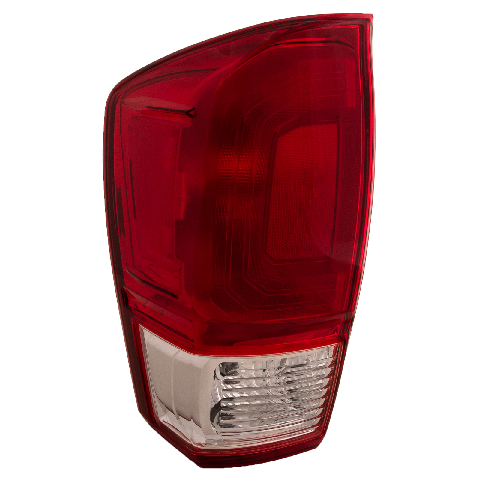 2017 Toyota Tacoma Tail Light, Left — Assembly, Red Bezel (CAPA)